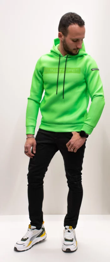 Felpa fluo uomo SUNSTRIPES