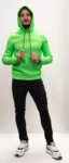 Felpa fluo uomo SUNSTRIPES